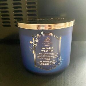 Bath and Body Works Candle - Brand New- Sweater Weather